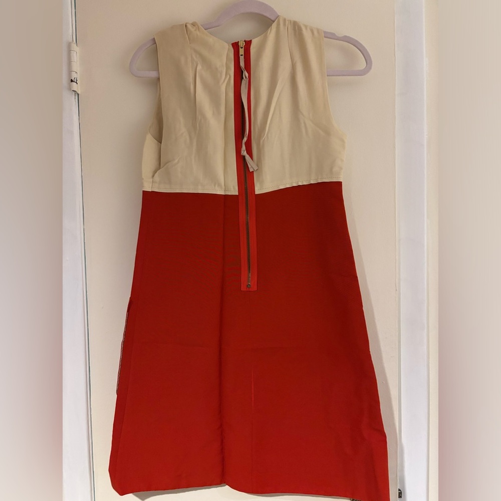 Marc By Marc Jacobs Alessandra Red and Cream Dress - Picture 4 of 6